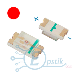 Світлодіод червоний 1.8-2В SMD 0603