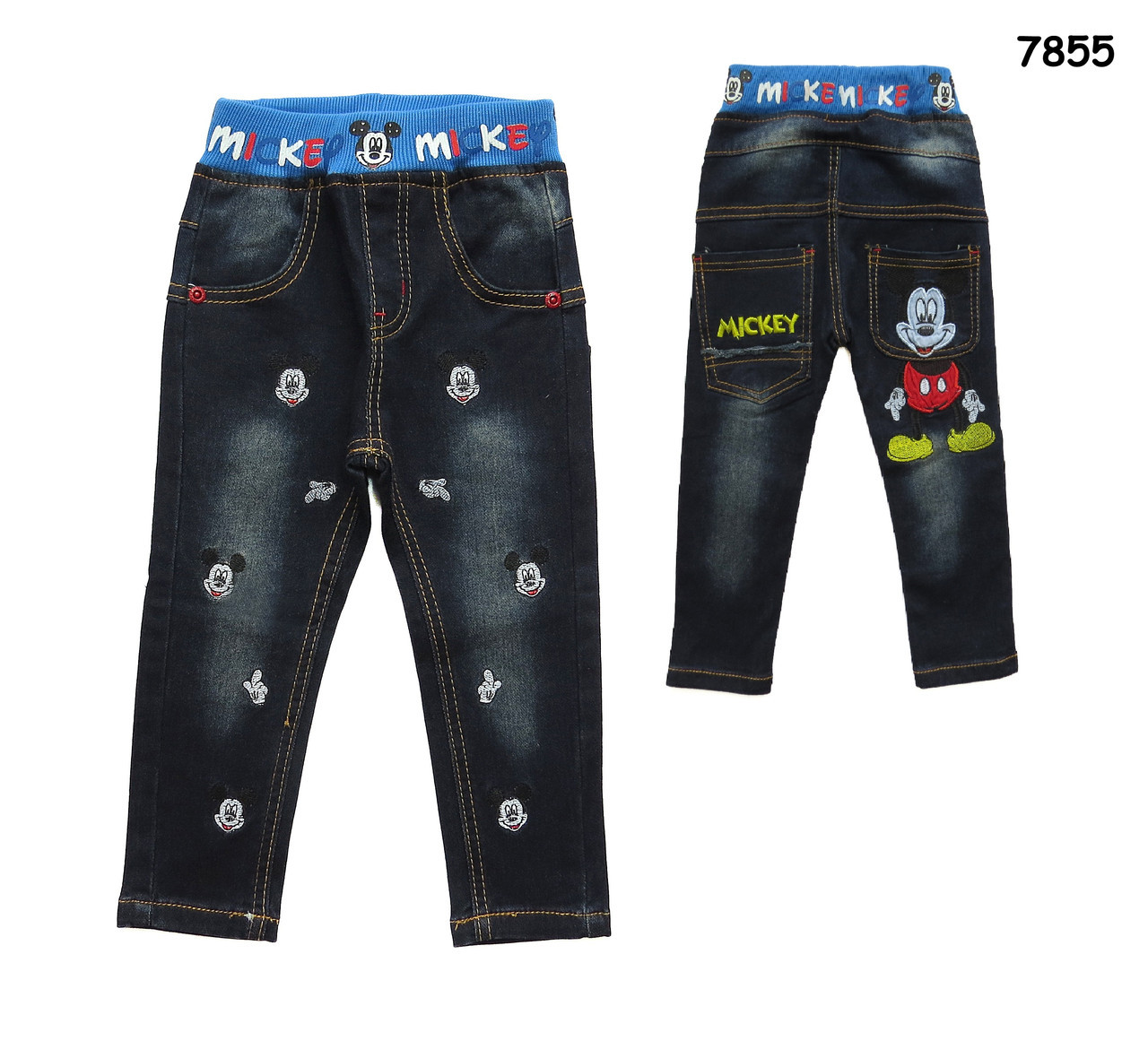 Джинси Mickey Mouse для хлопчика. 90, 95 см