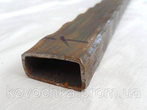 Труба декоративная вальцованая битая 30*20*2 мм L-3000мм, цена 195 грн ...