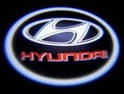 Проекторная LED подсветка в двери логотип Hyundai