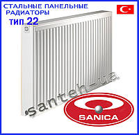 Стальные панельные радиаторы Sanica тип 22 500х1000