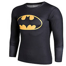Чоловіча футболка для фітнесу Бетмен, чорний