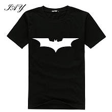 Чоловіча футболка для фітнесу Бетмен 0117, чорний