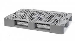 Пластиковий піддон на трьох полозах (посилений) 1200х800