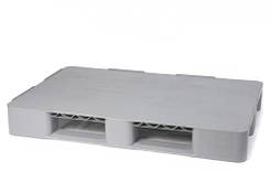 Пластиковий піддон на трьох полозах (сплошний/посилений) 1200х800