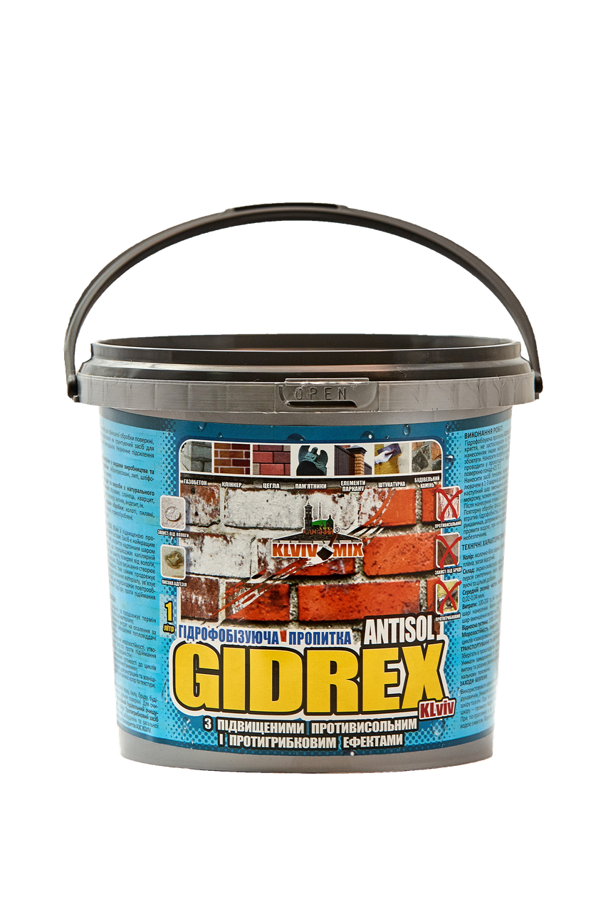 Гідрофобізуюча пропитка GIDREX ANTISOL KLVIV(1л.)