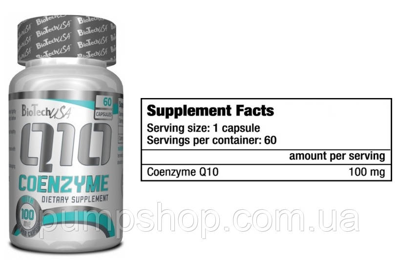 Коензим BioTech Q10 Coenzyme 60 капс.