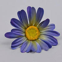 Головка Ромашки синя 8,5 см Квіти штучні
