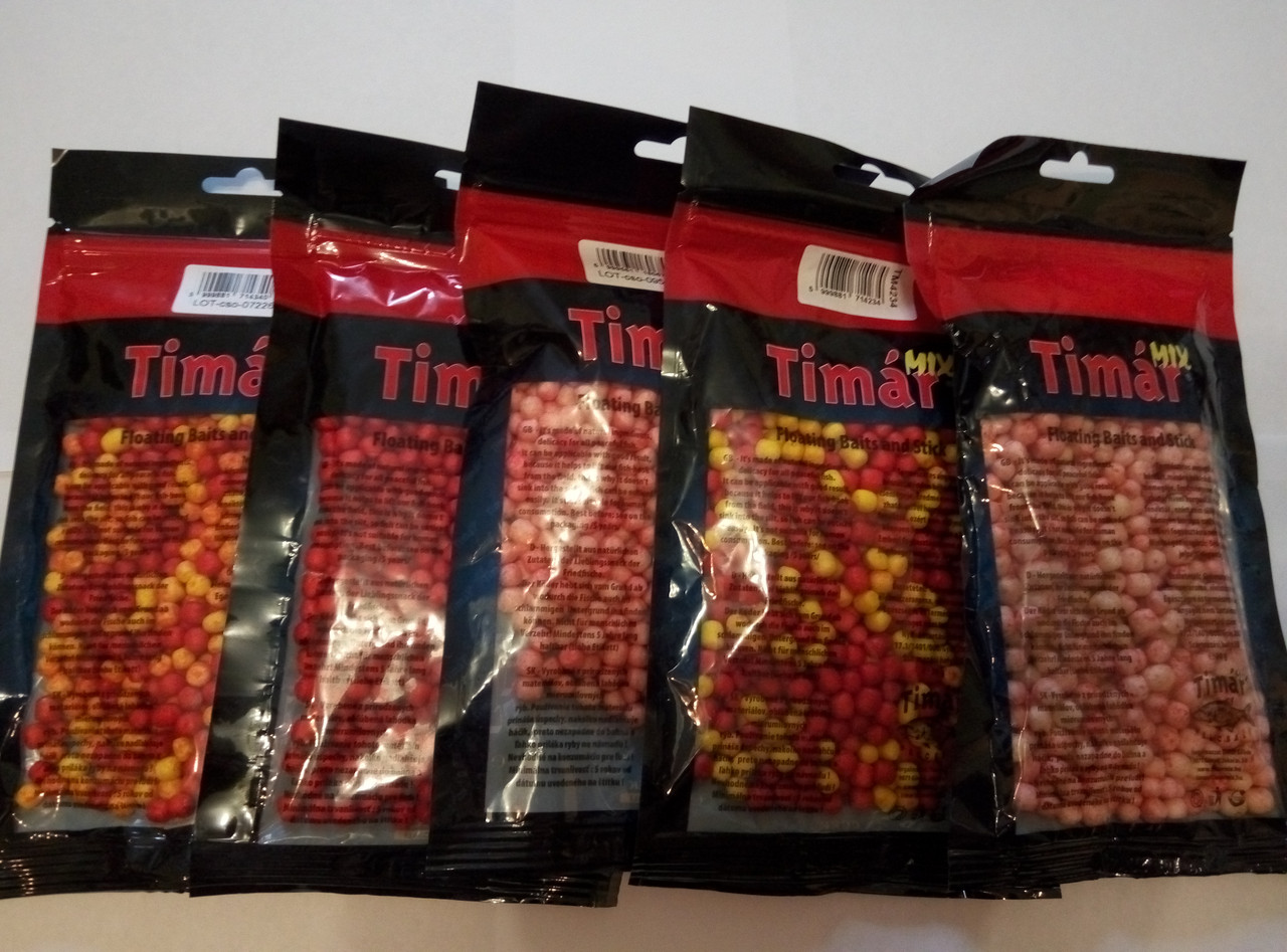 Прикорм повітряне тісто Timar mix Малина 30 г (наживка рибальська)