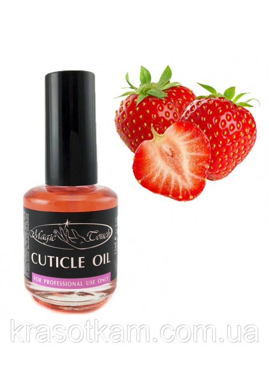 Олія для кутикули Magic Touch Strawberry Crimson 15ml полуниця