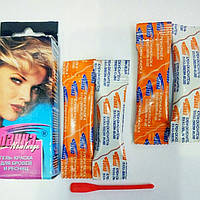 Гель-фарба для брів і вій "ПАННА", (тон чорний)