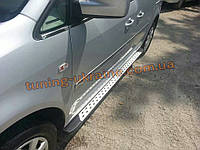 Боковые площадки из алюминия DOT-Line для Volkswagen Caddy 2004-2010