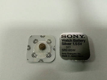 Батарейка годинникова Sony SR516 (317)