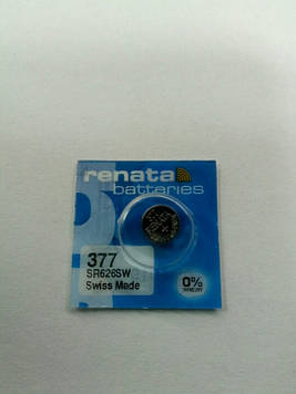 Батарейка годинникова Renata SR626 (AG4, 377)