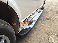 Боковые площадки из алюминия Bosphorus Grey для Volkswagen T5 2003-2010 Long