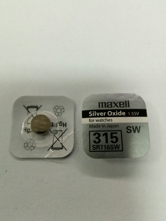 Батарейка годинникова Maxell SR716 (315), фото 1