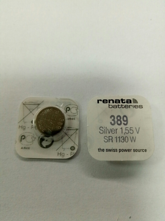 Батарейка часовая Renata SR1130 (389, 189, 390, AG10) - фото 1 - id-p534899401