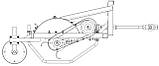 Мульчувач лісний колісний з дуговими опорами МЛК-1,5Д, фото 7
