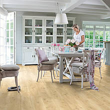 Quick-Step RBACL40018 Rigid Дуб Дрифт бежевий, вініловий підлогу Livyn Balance Click