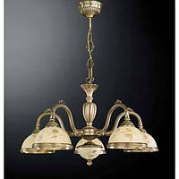 Люстра RECCAGNI ANGELO L 6208/5 бронза/скло