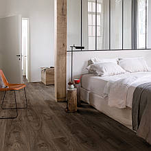 Quick-Step RBACL40027 Rigid Дуб Котедж темно-коричневий, вініловий підлогу Livyn Balance Click