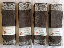 Капронові шкарпетки 80d з узором тм Ластівка графіт