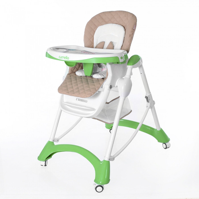 Стільчик для годування Carrello Caramel 9501, салатовий