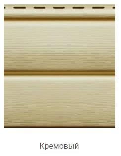 Сайдінг, Блок-Хаус Кремовий 3400х230мм