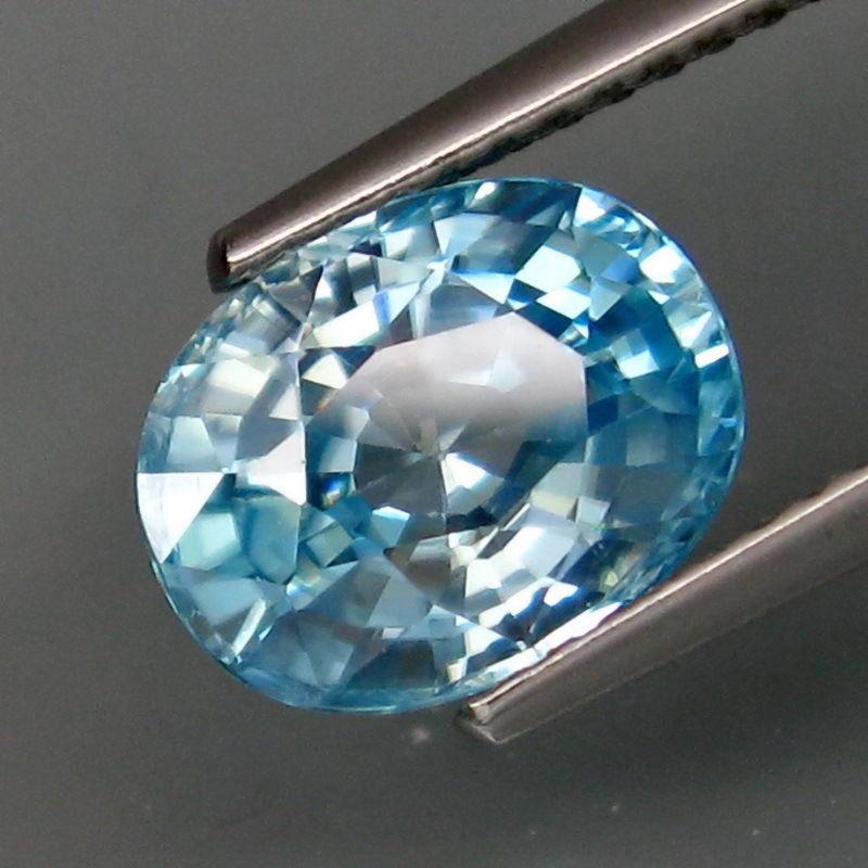 Блакитний циркон 3.20 Ct. Cambodia