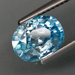 Блакитний циркон  3.20 Ct. Cambodia
