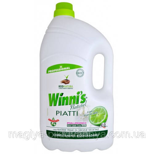 WINNI'S Засіб для миття посуду Лимон 5000 мл, арт.062529