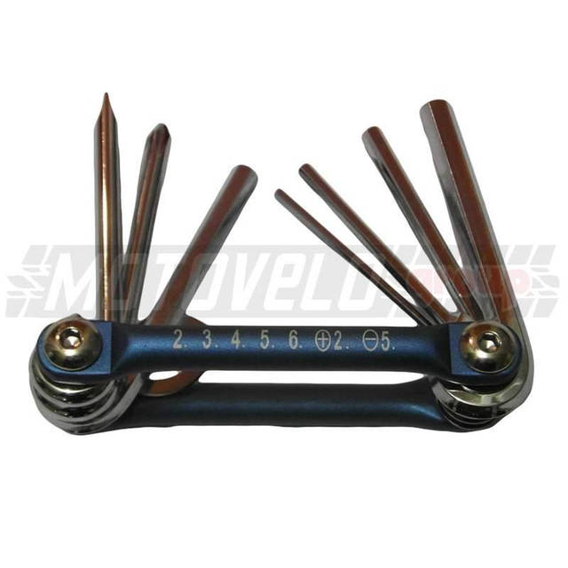 mmrr0307です　♪ Шестигранник, набор (2-6 мм, 2 отвертки) Taiwan (mod:M-2