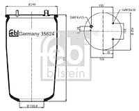 Пневмобаллон DAF 35624 (FEBI)