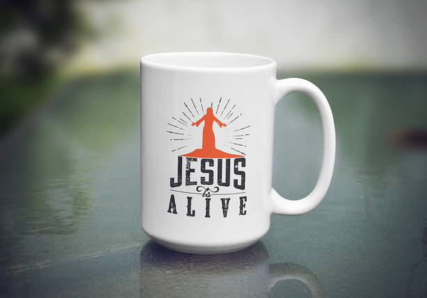 Гуртка "Jesus is alive", 425 мл, фото 2