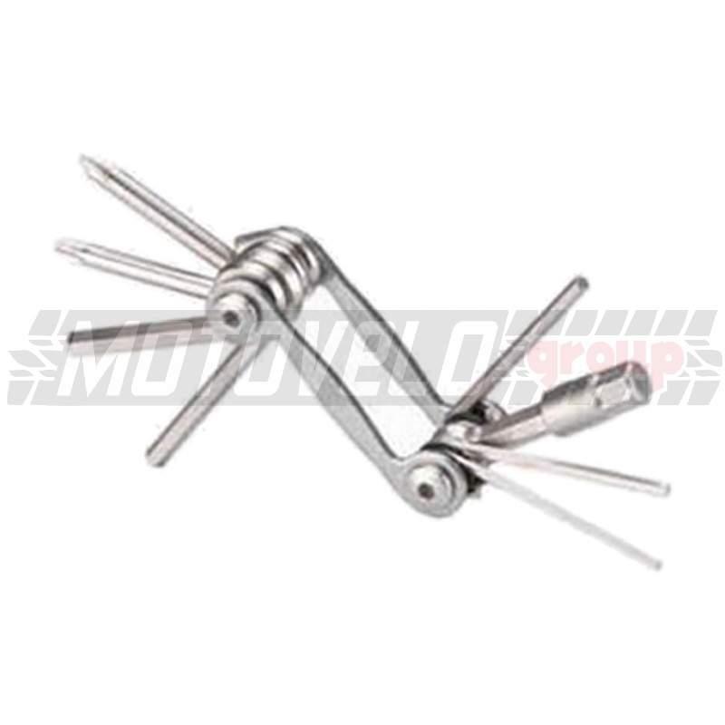 N出品 Шестигранник, набор (2-6 мм, 2 отвертки + 1 головка 8 мм) 