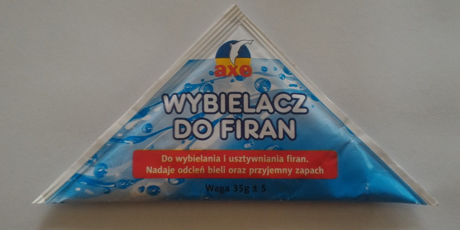 Відбілювач для гардин AXE wybielacz do firan, 35г Польща - фото 3 - id-p536211803