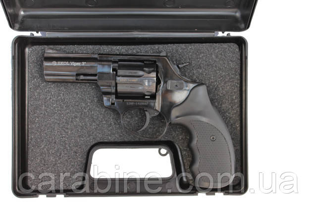 Револьвер флобера Ekol Viper 3" black в кейсе