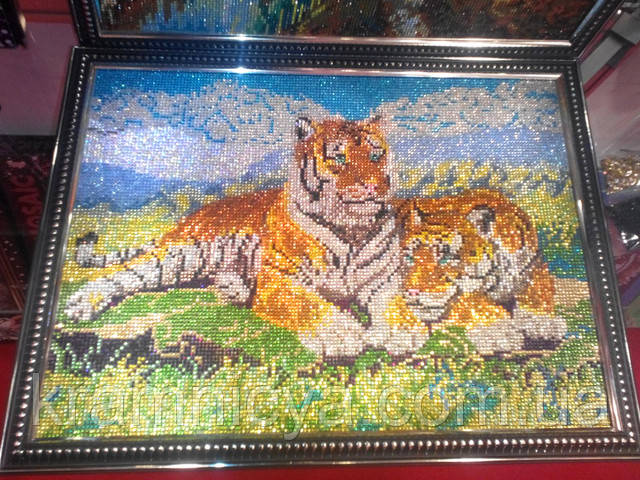 Алмазная мозаика DIAMOND MOSAIC Тигры