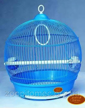 Клітка для птахів "емаль" зелена\синя GOLD CAGE 308