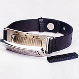 Браслет для чоловіків з аромадіффузором на шкіряному ремінці, фото 3