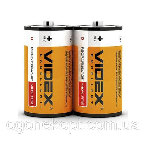Батарейки Videx-D R20 1.5V, фото 3