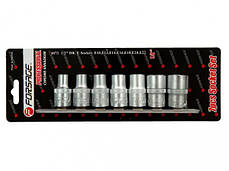 Набір головок Е-профіль FORSAGE 4073 1/2 " 7пр.