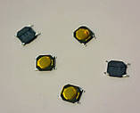 Кнопка тактовая SMD 4-pin 4X4X0,8 мм. 1шт., фото 2