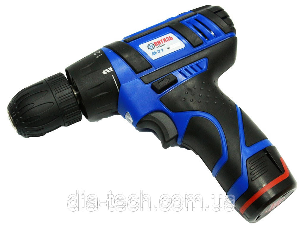 Акумуляторний шурупокрут Вітязь ДА 12-2 Li-lon, фото 1