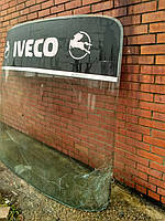 Изготовление и замена лобового стекла на автобусе Iveco Obrador в Никополе (Украина) 10