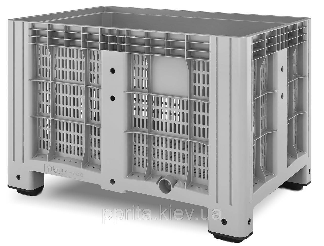 Перфорований контейнер IBOX на ніжках (1200х800х800)
