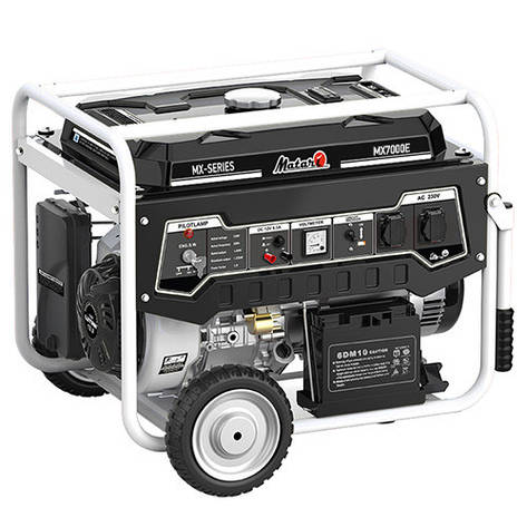 Бензиновий генератор Matari MX7000E (5,5 кВт), фото 2