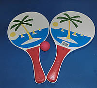 Набір для пляжного тенісу (дві ракетки + м'ячик)