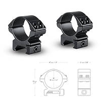 Кольца  Hawke Matchmount 30mm/Weaver/Low