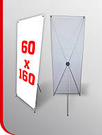 Мобільний стенд Х баннер-павук 60х160 см